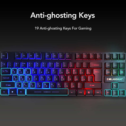 LANSHUO LED Tastatur & Maus