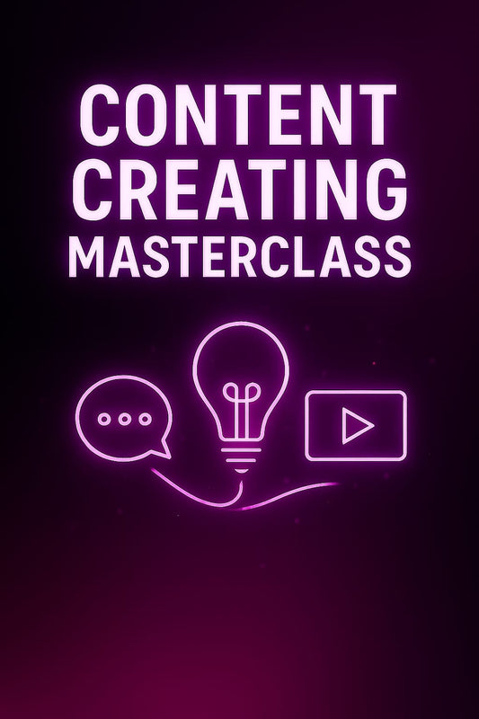 Content Creating Masterclass – Von der Idee zum erfolgreichen Business - From Idea to Successful Business